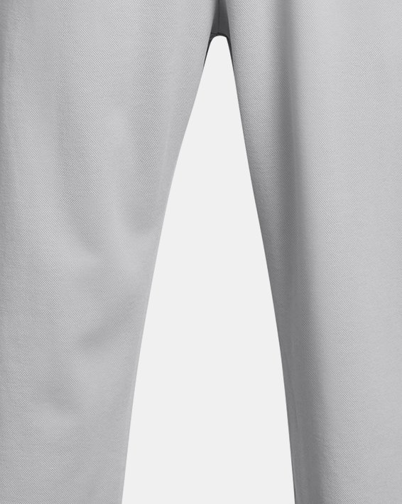 Men's UA Rival Fleece Textured Sliced 'N Diced Pants, Gray, pdpMainDesktop image number 4