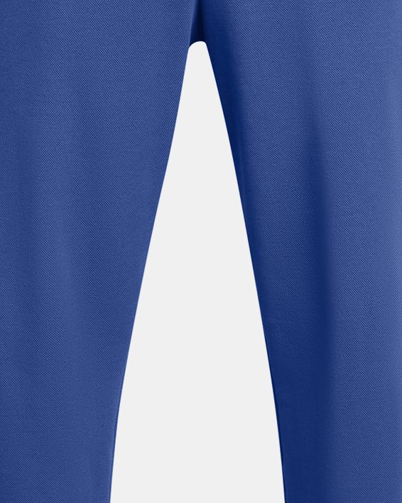Men's UA Rival Fleece Textured Sliced 'N Diced Pants, Blue, pdpMainDesktop image number 5
