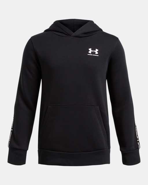 Felpa con cappuccio UA Icon Fleece Taping da ragazzo Felpa con cappuccio UA Icon Fleece Taping da ragazzo