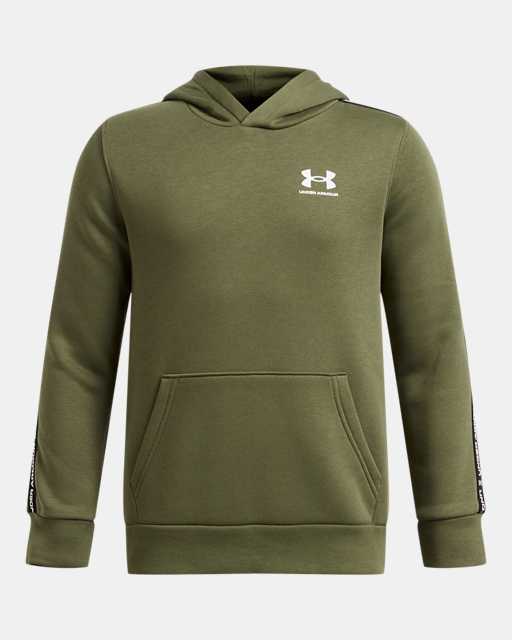 Felpa con cappuccio UA Icon Fleece Taping da ragazzo Felpa con cappuccio UA Icon Fleece Taping da ragazzo