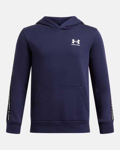 Sudadera con capucha UA Icon Fleece Taping para niño Sudadera con capucha UA Icon Fleece Taping para niño