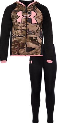 pink camo under armour sweatshirt