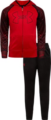 under armour hoodie kids red