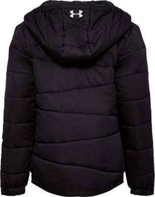 girls white puffer jacket