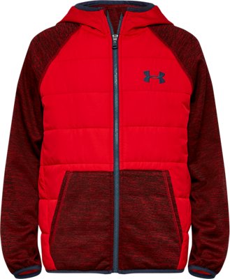 under armour hoodie red kids