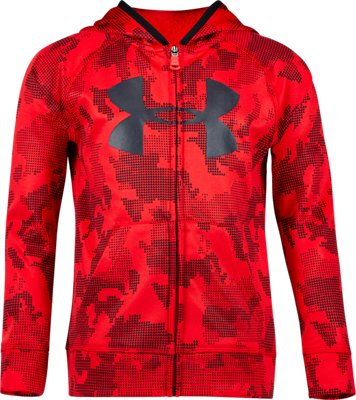 ua big logo camo hoodie