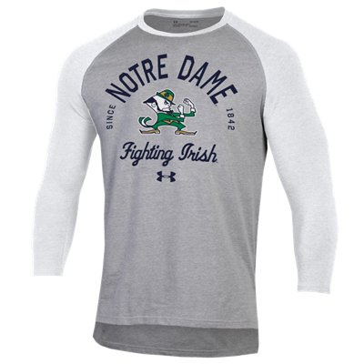 notre dame under armour long sleeve