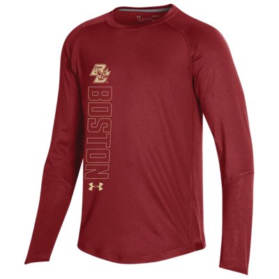 maroon under armour shirt