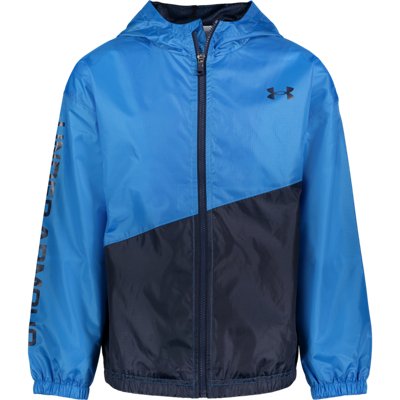 blue under armour windbreaker