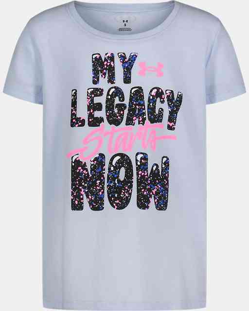 Little Girls' UA My Legacy Starts Now Short Sleeve T-Shirt