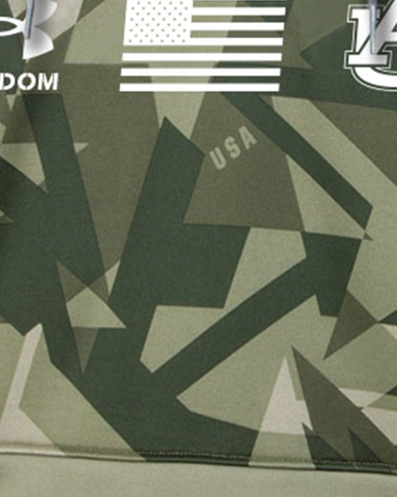 New】Under Armour Men's【UA Freedom Logo Fleece Hoodie】Grey