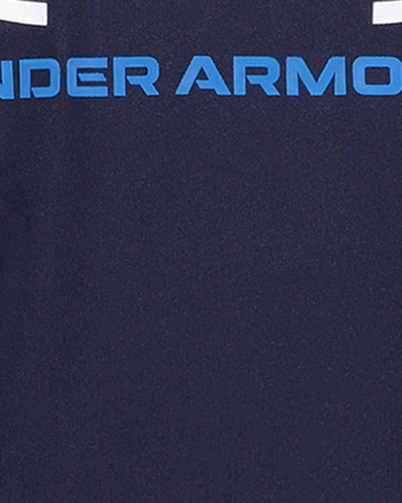 T-shirt avec logo en microfilet UA pour tout-petits