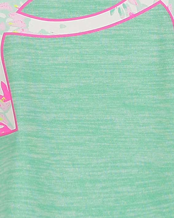 Toddler Girls' UA Solarized Floral Twist Logo Short Sleeve