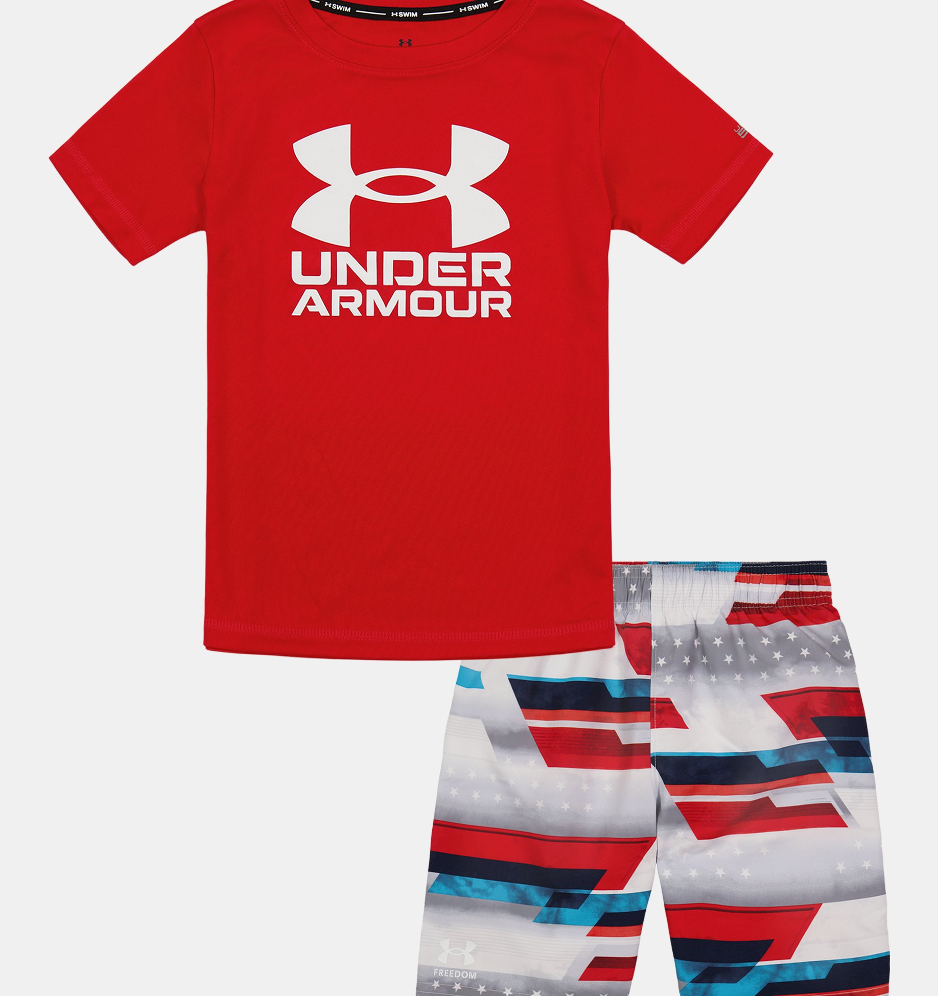 Little Boys' UA Stars & Stripes Swim Set