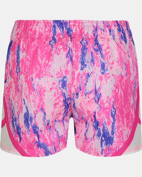 Toddler Girls' UA Fly-By Glitched Leopard Shorts