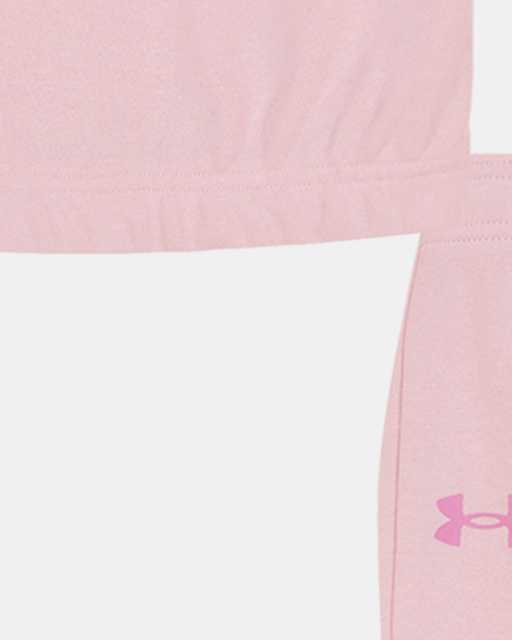 Under Armour Toddler Girls Piping Zip-Up Jacket and Joggers Track Set
