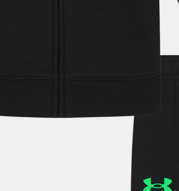 Under Armour Infant Boys' UA Fleece Branded Zip-Up Hoodie Set