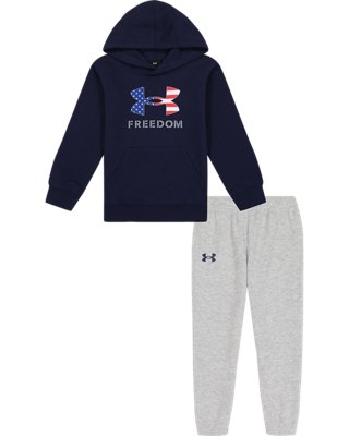 Little Boys' UA Freedom Logo Hoodie Set | Under Armour