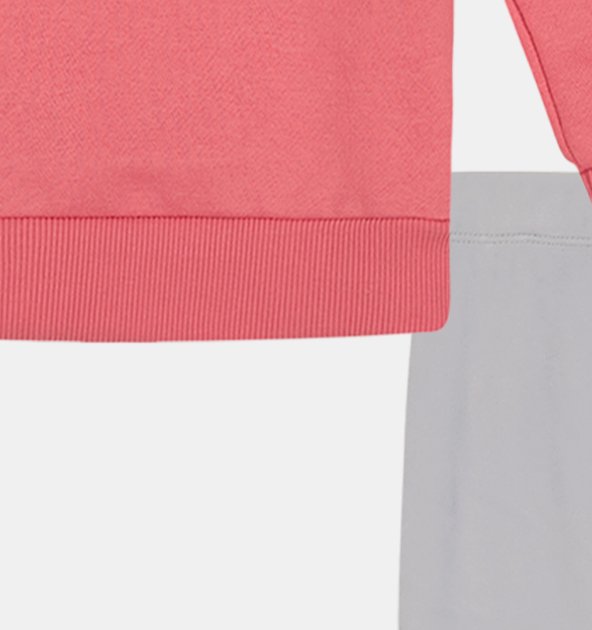 Under Armour Infant Girls' UA Fleece Tunic Logo Hoodie Leggings Set