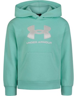 Little Girls' UA Satin Applique Logo Hoodie | Under Armour