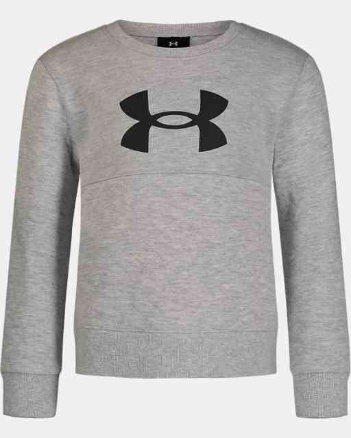 Little Boys' UA Quilted Logo Crewneck Sweatshirt