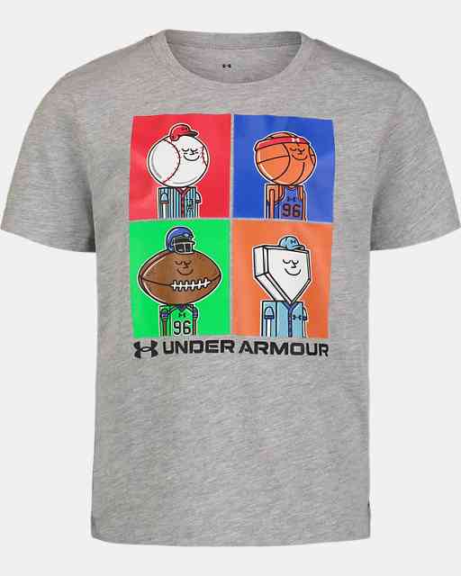 Little Boys' UA MVP Characters Short Sleeve T-Shirt