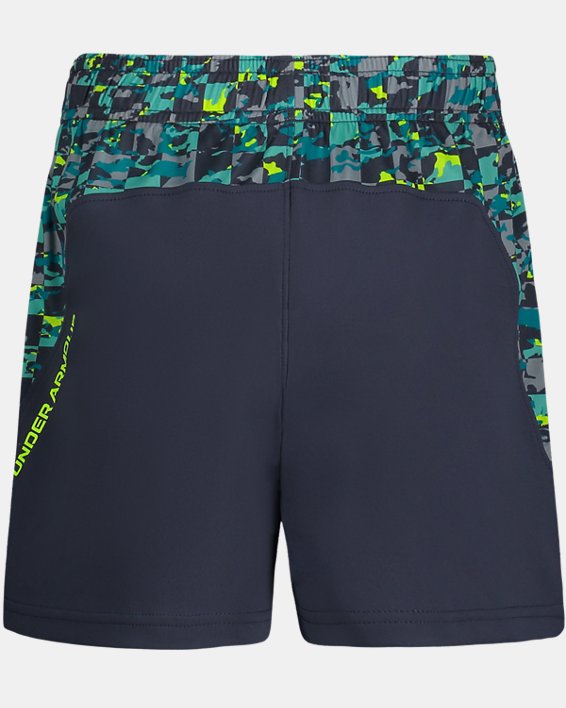 Little Boys' UA Print-Block Pull-Up Shorts