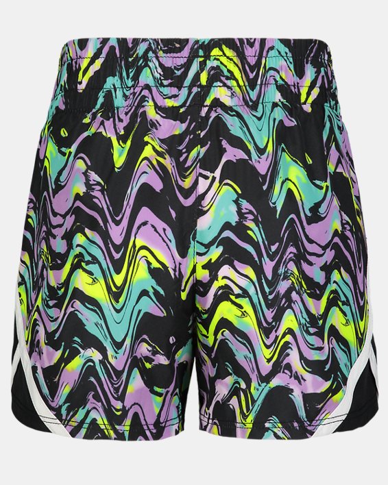 Toddler Girls' UA Fly-By Groove Printed Shorts