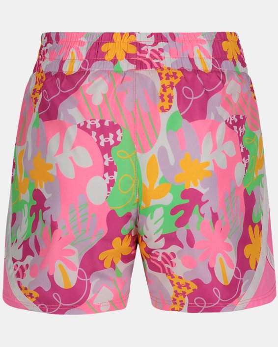 Toddler Girls' UA Fly-By Tropical Print Shorts