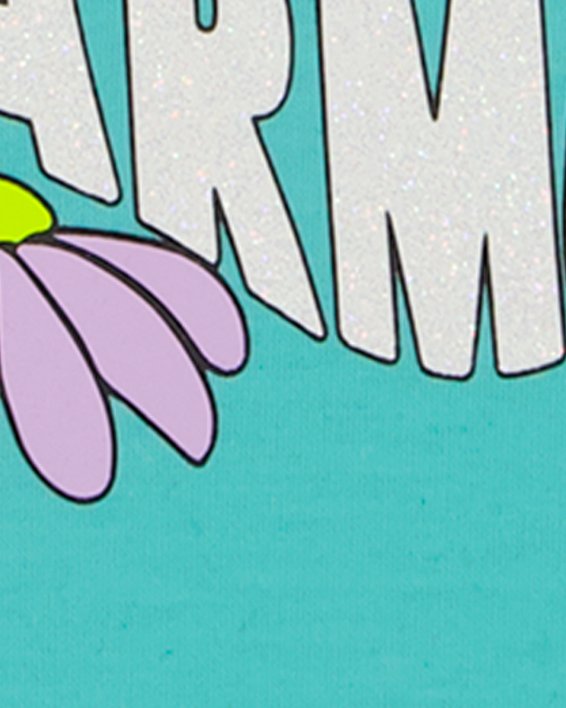 Ensemble short UA Floral à logo pour jeunes enfants