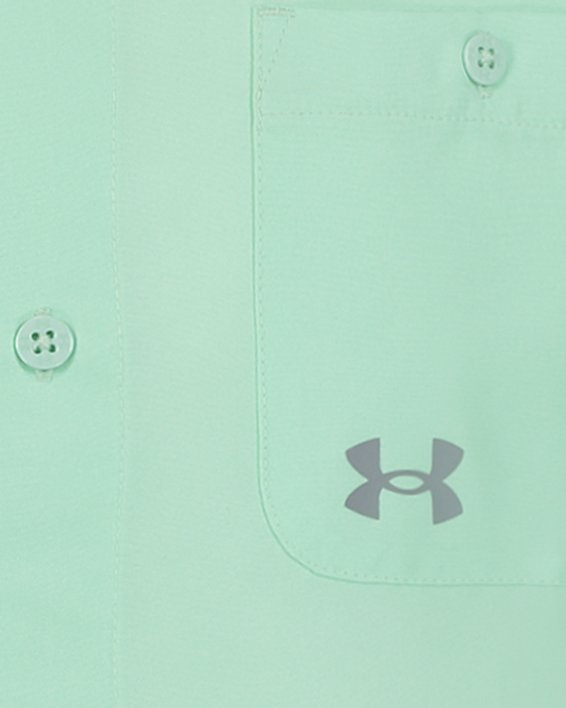 Boys' UA Drift Tide UPF Button-Up Short Sleeve