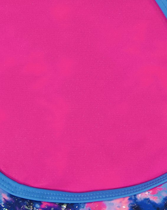 Girls' UA Multi-Dye Crisscross 1-Piece Swimsuit