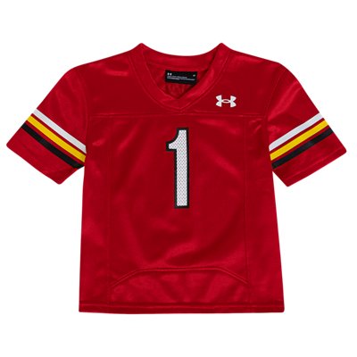 Men's UA ArmourFuse Maryland Football NIL Replica Jersey Under Armour
