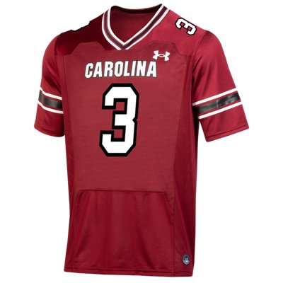 Men's UA ArmourFuse South Carolina Football NIL Replica Jersey Under