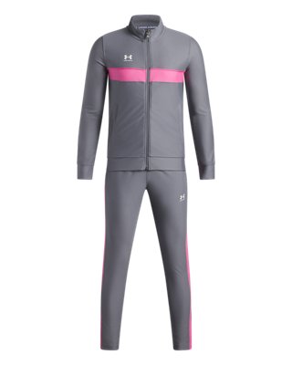 Under Armour Survêtement Challenger pour garçon Titan Gris, Taille YL (149 - 160 cm)