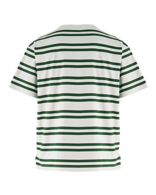 運動俱樂部條紋短袖T恤 image number 3