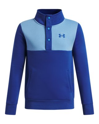 UA Rival Fleece Boys' Snap Top | Under Armour