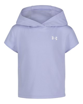 UA Rival Terry Little Girls' Short Sleeve Hoodie Under Armour