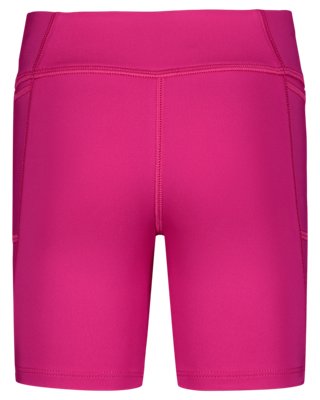 Шорты Under Armour UA Movement Bike Shorts для девочек, цвет: Розовый / Серебряный — фото 2