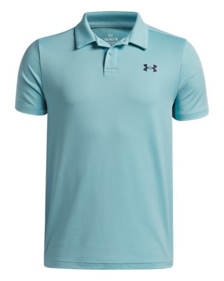 Under Armour Polo Matchplay pour garçon Bleu Haze, Taille YXS (122 - 127 cm)
