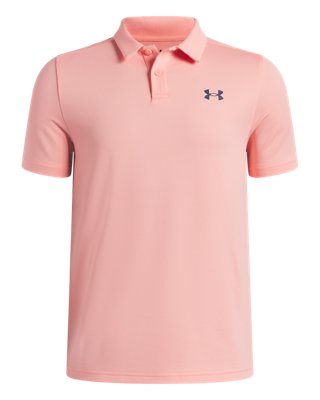 Under Armour Boys Pink Matchplay ' Polo Posh / Academy Ymd (54 - 59 In)