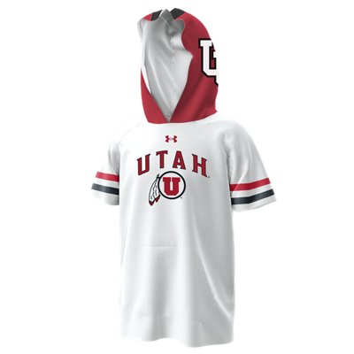 UA Armourfuse® Collegiate Kids' Short Sleeve Hoodie Under Armour