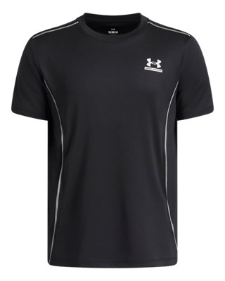 Under Armour Boys Black Tech™ Sport ' Short Sleeve / / White Yxl (63 - 67 In)