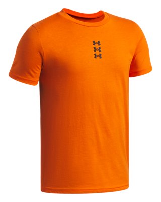 UA Hoops Triple Logo Boys' Short Sleeve | Under Armour