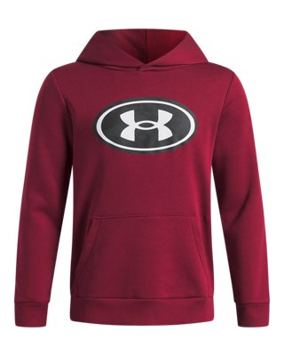 UA Rival Fleece Key Print Fill Boys' Hoodie