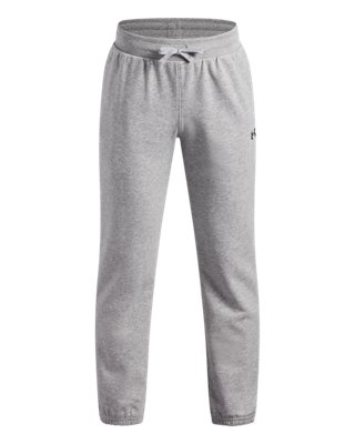 Under Armour Rival Leichte Jogginghose für Jungen Mod Grau Light Heather / Schwarz YXS (122 - 127 cm)