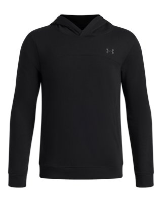 Under Armour Boys Black Rival Lightweight ' Hoodie Ultimate / Ylg (59 - 63 In)