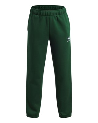 Boys Extended Sizes - Pants in Green for Sportswear | Under Armour