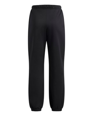 Детские джоггеры для девочек Under Armour Armour Fleece, цвет: Чёрный — фото 2
