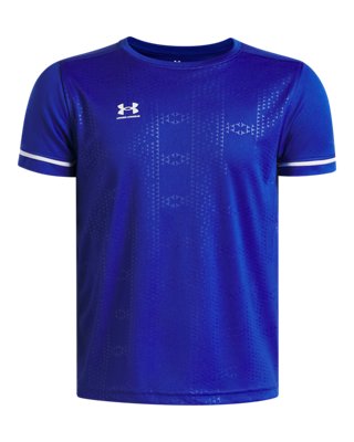 UA Challenger Stripe Boys' Short Sleeve Jersey